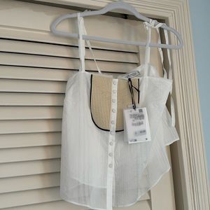 Zara Summer 2023 Top. NEW with Tags.